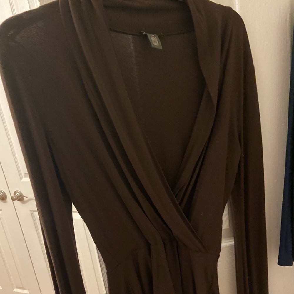 Kenneth cole brown shirt